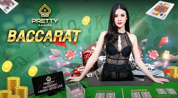 Pretty Gaming ไพ่ ชิปคาสิโน นางแบบผู้หญิง