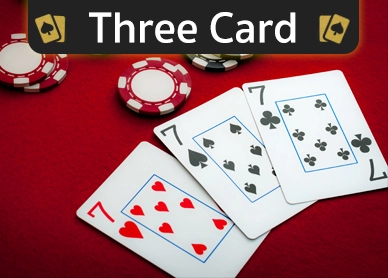 Three Card ไพ่ ชิปคาสิโน