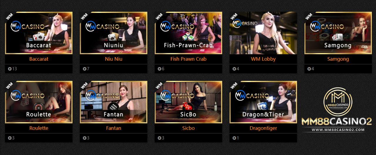 WM CASINO คาสิโน รวมเกมwm