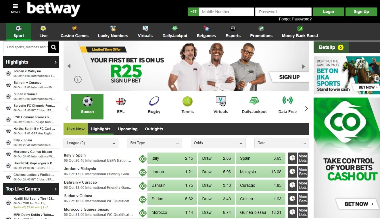 betway แทงบอล